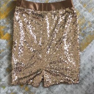 Sparkly holiday skirt
